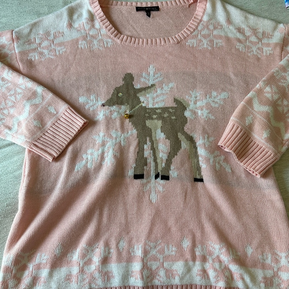 EUC SIZE 3X Derek Heart Christmas Sweater